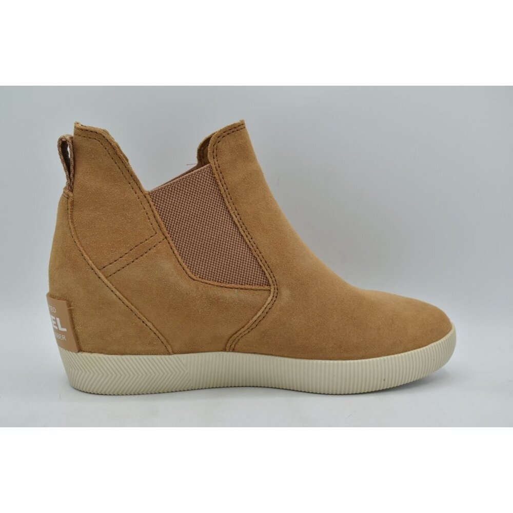 Sorel Women Size 7.5 Out N About Tawny Buff Slip On Wedge II Booties Boots Shoes - Picture 5 of 15